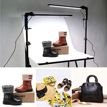 GIJUANRING LED Studio Light Kit – Dimmable Lighting for Photos