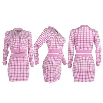 THLAI Women's 2 Piece Skirt Set - Elegant Styling Outfit