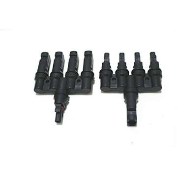 eoocvt MC-4 T Branch Connectors for Solar Panels