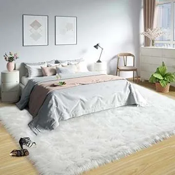 Rostyle Soft Fluffy Rug - Cozy Faux Fur for Every Room