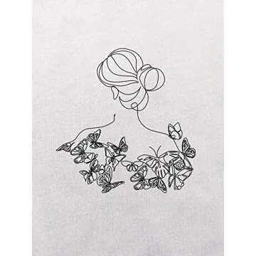 SweatyRocks Women's Casual Graphic T-Shirt for Summer