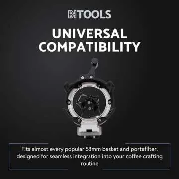 Barista Hustle AutoComb, Espresso WDT Distribution Tool, 12 Needle Espresso Stirrer, Adjustable Needle Depth, Compatible with Most 58mm Baskets and Portafilters, Durable and Replaceable Components