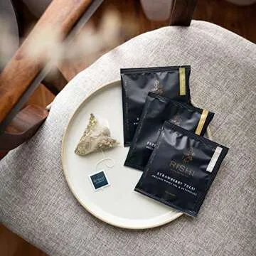 Rishi Earl Grey Organic Tea Bags - Pure Black Tea with Bergamot
