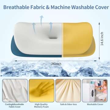 Olumoon Cervical Neck Pillow - Pain Relief Ergonomic Design