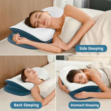 Olumoon Cervical Neck Pillow - Pain Relief Ergonomic Design