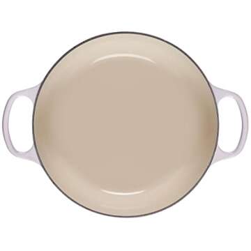 Le Creuset Enameled Cast Iron Signature Round Dutch Oven with Lid, 7.25 Quart, Shallot