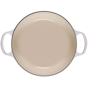 Le Creuset Enameled Cast Iron Signature Round Dutch Oven with Lid, 7.25 Quart, Shallot