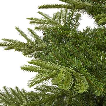 Nearly Natural 7.5ft. Layered Washington Spruce Artificial Christmas Tree with and 1325 Bendable Branches