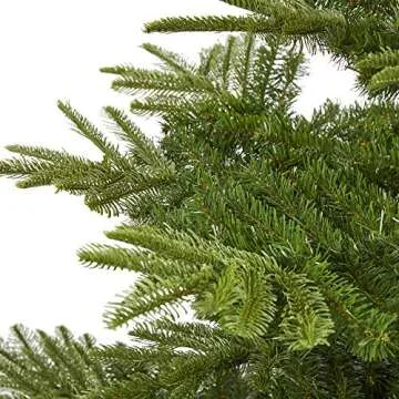 Nearly Natural 7.5ft. Layered Washington Spruce Artificial Christmas Tree with and 1325 Bendable Branches