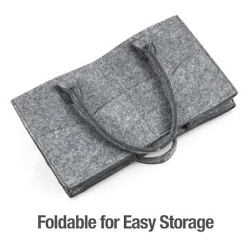 PandaEar Baby Diaper Caddy Organizer, Portable Travel Diaper Organizer, Nursery Caddy Basket with Divided Design