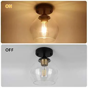 Modern Semi Flush Mount Ceiling Light for Any Room