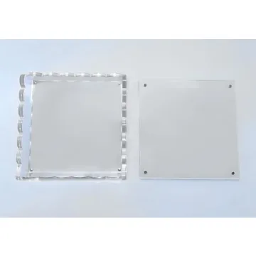 Stylish Customizable Acrylic Scalloped Tray for All Occasions