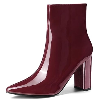 Allegra K Stylish Chunky Heel Ankle Boots for Women