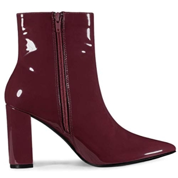 Allegra K Stylish Chunky Heel Ankle Boots for Women