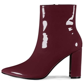 Allegra K Stylish Chunky Heel Ankle Boots for Women