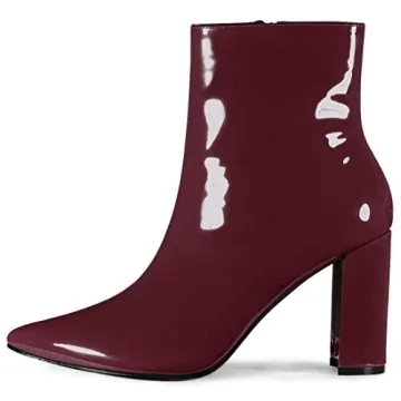 Allegra K Stylish Chunky Heel Ankle Boots for Women