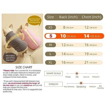 Roseelk 2 Pack Dog Sweaters for Small Dogs - Puppy Medium Warm Clothes in Winter, Turtleneck Pullover Design for Boy Girl Pet, Doggie, Cat, Kitten Chihuahua Bulldog Pug Beagles (S, Pink, Beige)