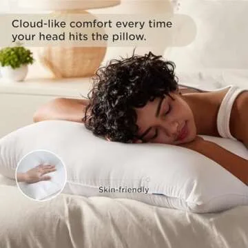 Bedsure Firm Pillows Queen Size Set of 2 - Bed Pillows 2 Pack for Sleeping, Hotel Quality Premium Down Alternative for Firm Supportive Filling for Side, Back Sleepers (19"x28")