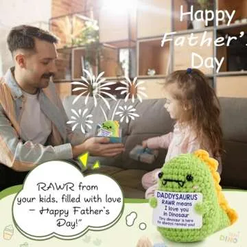 OCCdesign Mini Daddy Saurus Heartfelt Gifts for Dad