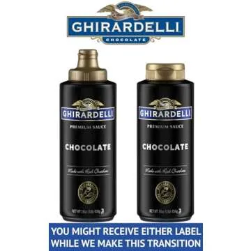 Experience Ghirardelli Chocolate and Caramel Sauces in 16 oz Bottles