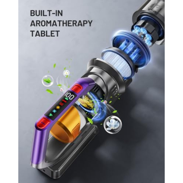 Cordless Vacuum Cleaner with Aromatherapy & Anti-Tangle