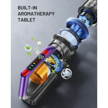 Cordless Vacuum Cleaner with Aromatherapy & Anti-Tangle