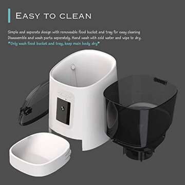 SEKOYA Smart Pet Feeder with 1080p Camera and WiFi