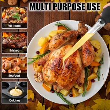 BAUSAR Large Turkey Baster - Premium Baster for Cooking