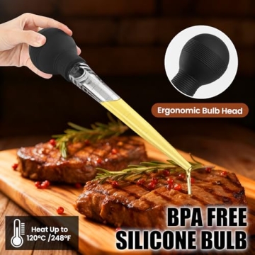 BAUSAR Large Turkey Baster - Premium Baster for Cooking