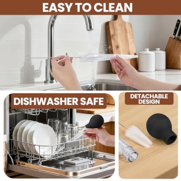 BAUSAR Large Turkey Baster - Premium Baster for Cooking