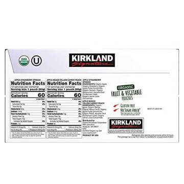 Kirkland Signature Organic Fruit & Vegetable Pouches for Kids