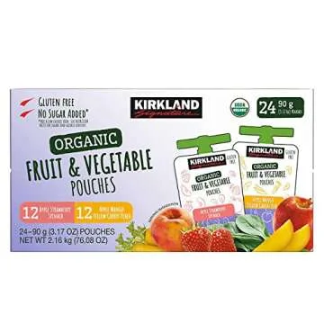 Kirkland Signature Organic Fruit & Vegetable Pouches for Kids