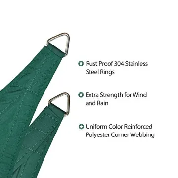 Alion Home Waterproof Sun Shade Sail - Versatile Outdoor Shade