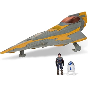 STAR WARS Micro Galaxy Squadron Anakin Skywalker's Jedi Starfighter - 5-Inch Starfighter Class Vehic...