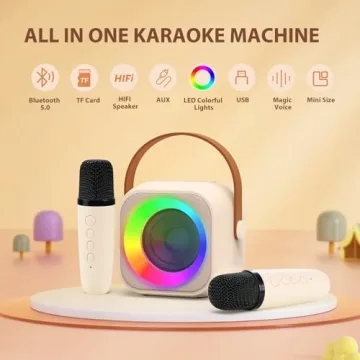 Fun Jeefu Kids Karaoke Machine - Best Gift for Ages 3-12