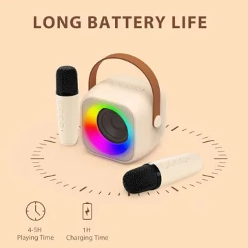 Fun Jeefu Kids Karaoke Machine - Best Gift for Ages 3-12