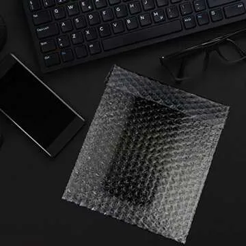 100PCS Bubble Out Bags, Clear Cushioned Pouches, Bubble Pouch Bags, Self-Sealing for Mailing, Shipping, Packing, Packaging, Storage and Moving