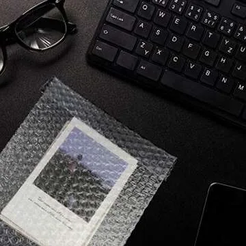 100PCS Bubble Out Bags, Clear Cushioned Pouches, Bubble Pouch Bags, Self-Sealing for Mailing, Shipping, Packing, Packaging, Storage and Moving