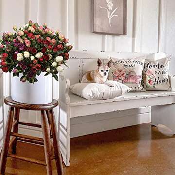 DILATATA Lifelike Artificial Rose Buds for Any Occasion