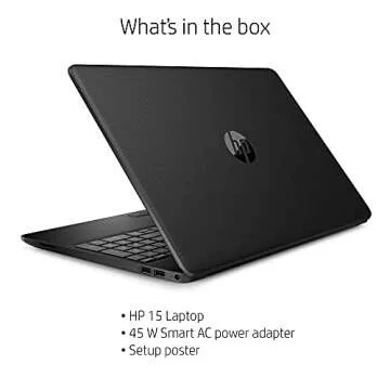 HP 2022 15.6" FHD Laptop, Intel Celeron, 128GB SSD, Office 365