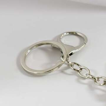 Pi Beta Phi Glitter Sorority Keychain