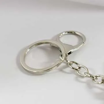 Pi Beta Phi Glitter Sorority Keychain