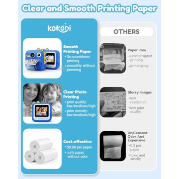 KOKODI Instant Print Kids Camera for Creative Fun