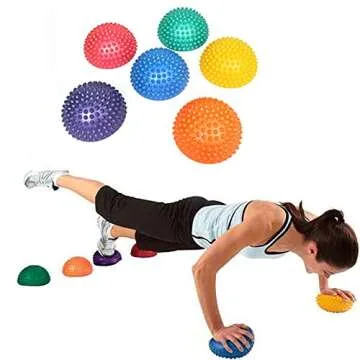 NEXPRO Balance Pods Vibrant Sensory Exercise Set of 6