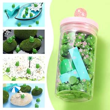 EKisemio 50 Pcs Mini Frog Garden Decor - Whimsical Home & Garden Accents