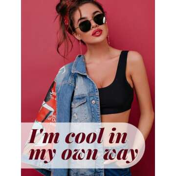 Veda Tinda Vision Black Sunglasses For Women Trendy Retro 70s 90s Festival Tinted Vintage Polarized Metal Frame Oversized Square Shades Womens Accessories UV400 Protection with Glasses Chain C05S02