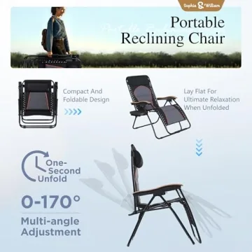 Oversized XL Zero Gravity Recliner Chair: Comfort & Style