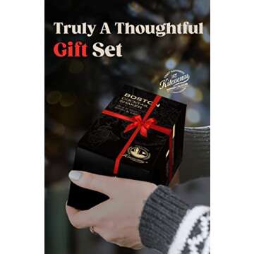 KITESSENSU Boston Cocktail Shaker Set, 4-Piece Boston Shaker Tins Bartender Kit with 18oz & 28oz Mixed Drink Shaker, Hawthorne Strainer, Double Measuring Jigger, Cocktail Recipe Cards Included