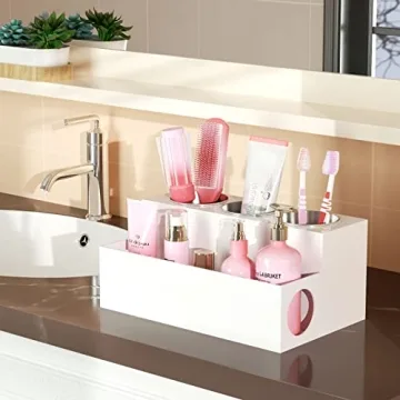NIUBEE Acrylic Hair Tool Organizer for Stylish Bathroom Storage