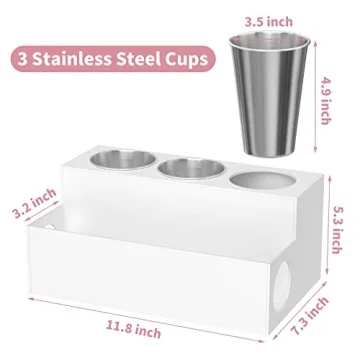 NIUBEE Acrylic Hair Tool Organizer for Stylish Bathroom Storage